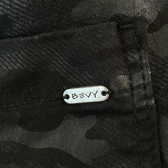 Bevy Flog Commando Button Fly Pant Stretch Cotton Black Camo Size 26 - Picture 12 of 16